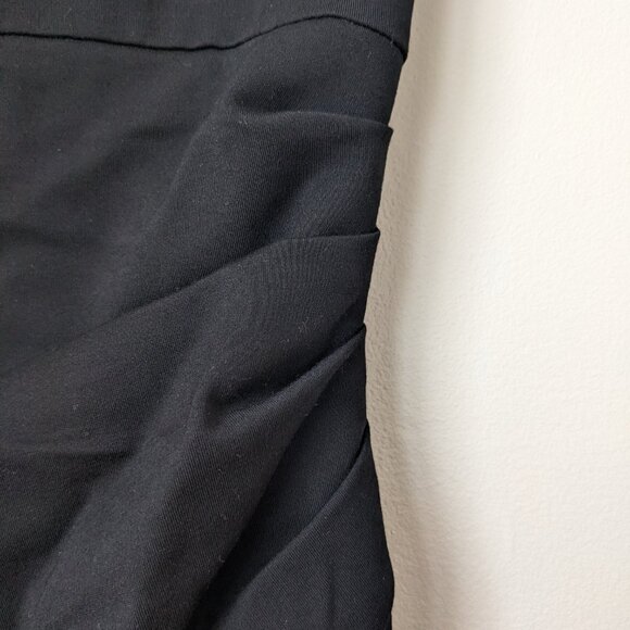 Diane von Furstenberg Dress Size XS Extra Small 2 Black Rushing Detail - Picture 5 of 7